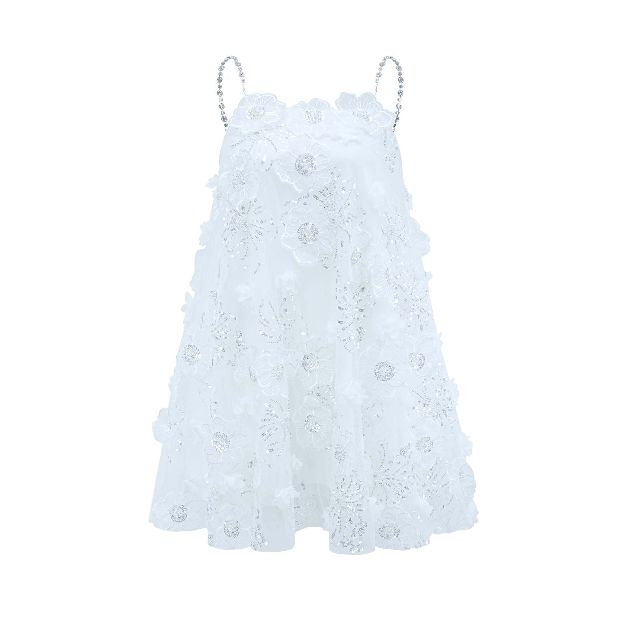 Suzette kristal mini elbise