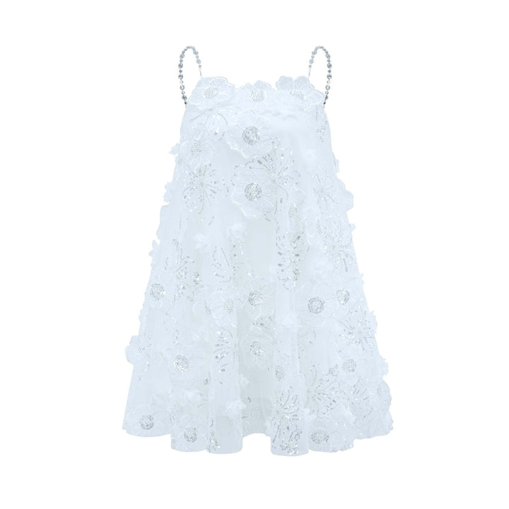 Suzette kristal mini elbise