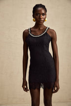 Emma dantel mini elbise