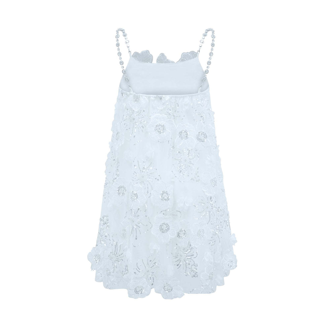 Suzette kristal mini elbise