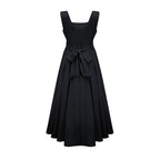 Océane pileli midi elbise