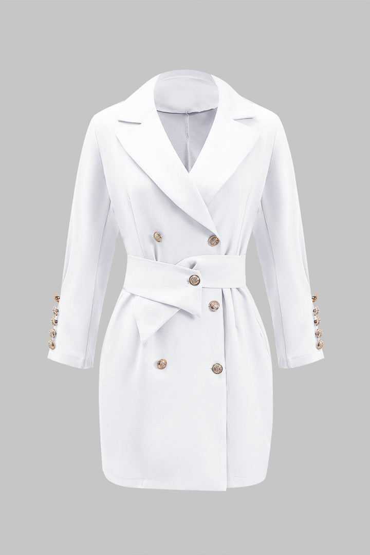 Düğmeli Uzun Kollu Blazer Ceket