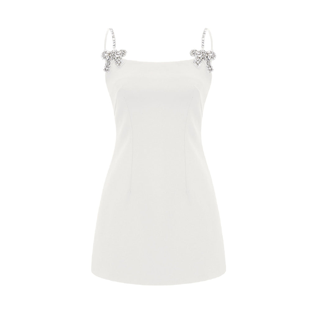 Renée fiyonklu mini elbise