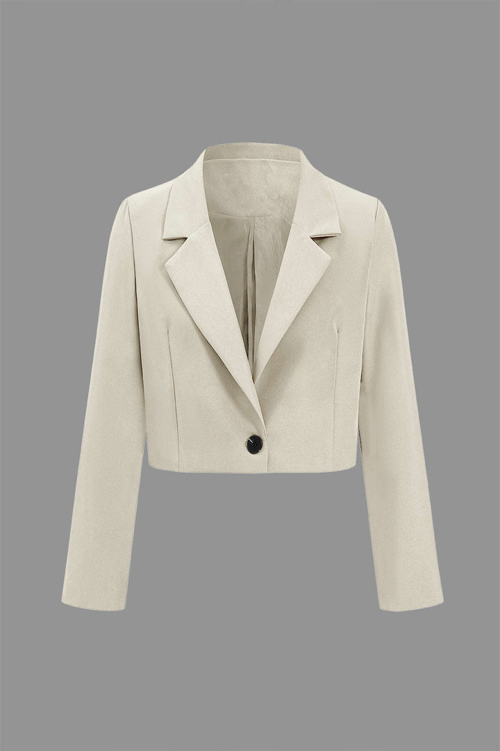 Düğmeli Blazer Ceket