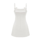 Renée fiyonklu mini elbise