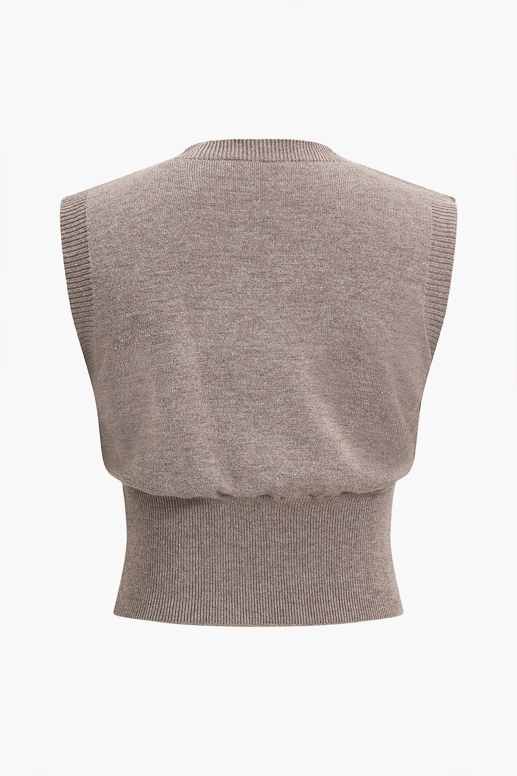 Düğmeli Kazak Tank Top