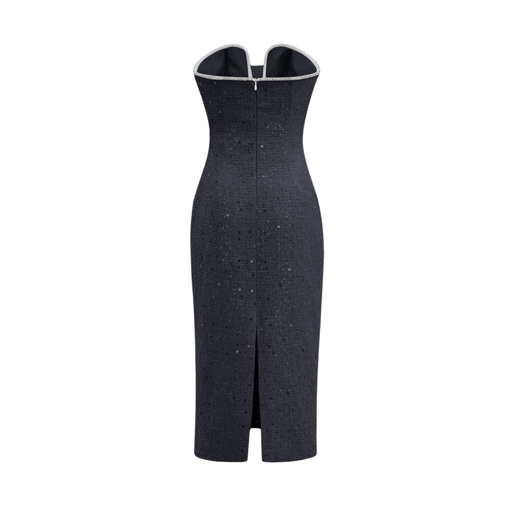 Madeleine tüvit midi elbise