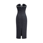 Madeleine tüvit midi elbise