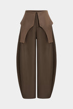 fermuarlı barrel pantolon