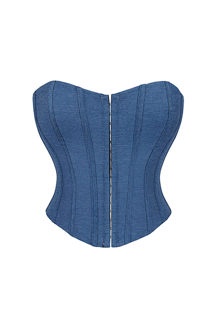 Stra Düğme Korse top