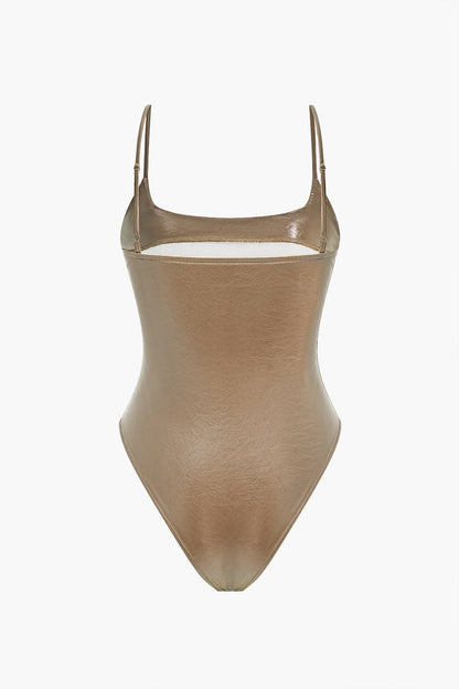 Shapewear Deri Bodysuit
