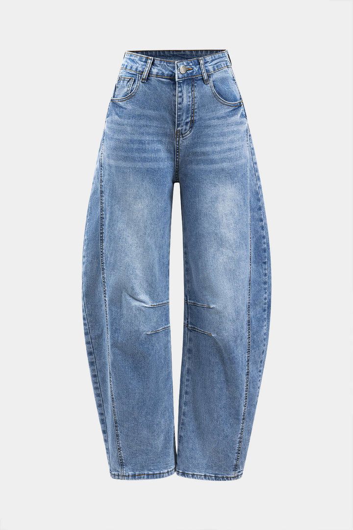 Denim Barrel Kot