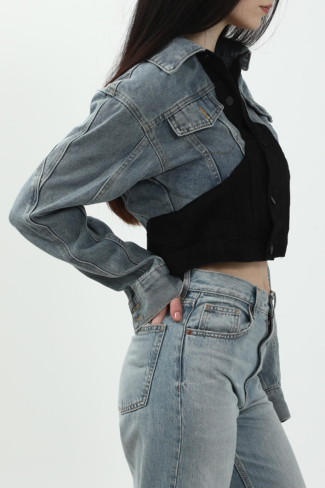 Kot Crop Ceket