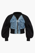 Grandino Büyük Beden Denim Hırka
