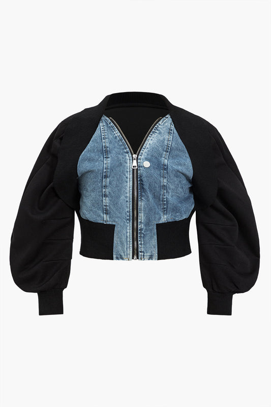 Grandino Büyük Beden Denim Hırka