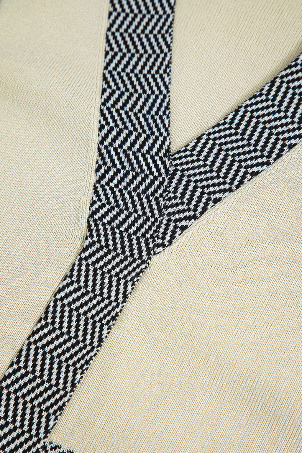 İllüzyon Desenli Baskı Cepli Uzun Kollu Kazak midi Elbise