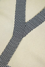 İllüzyon Desenli Baskı Cepli Uzun Kollu Kazak midi Elbise