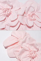 Çiçek Desenli Midi Elbise