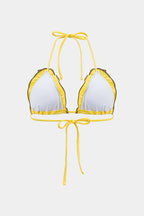 Fırfırlı Büzgülü Bikini Takımı