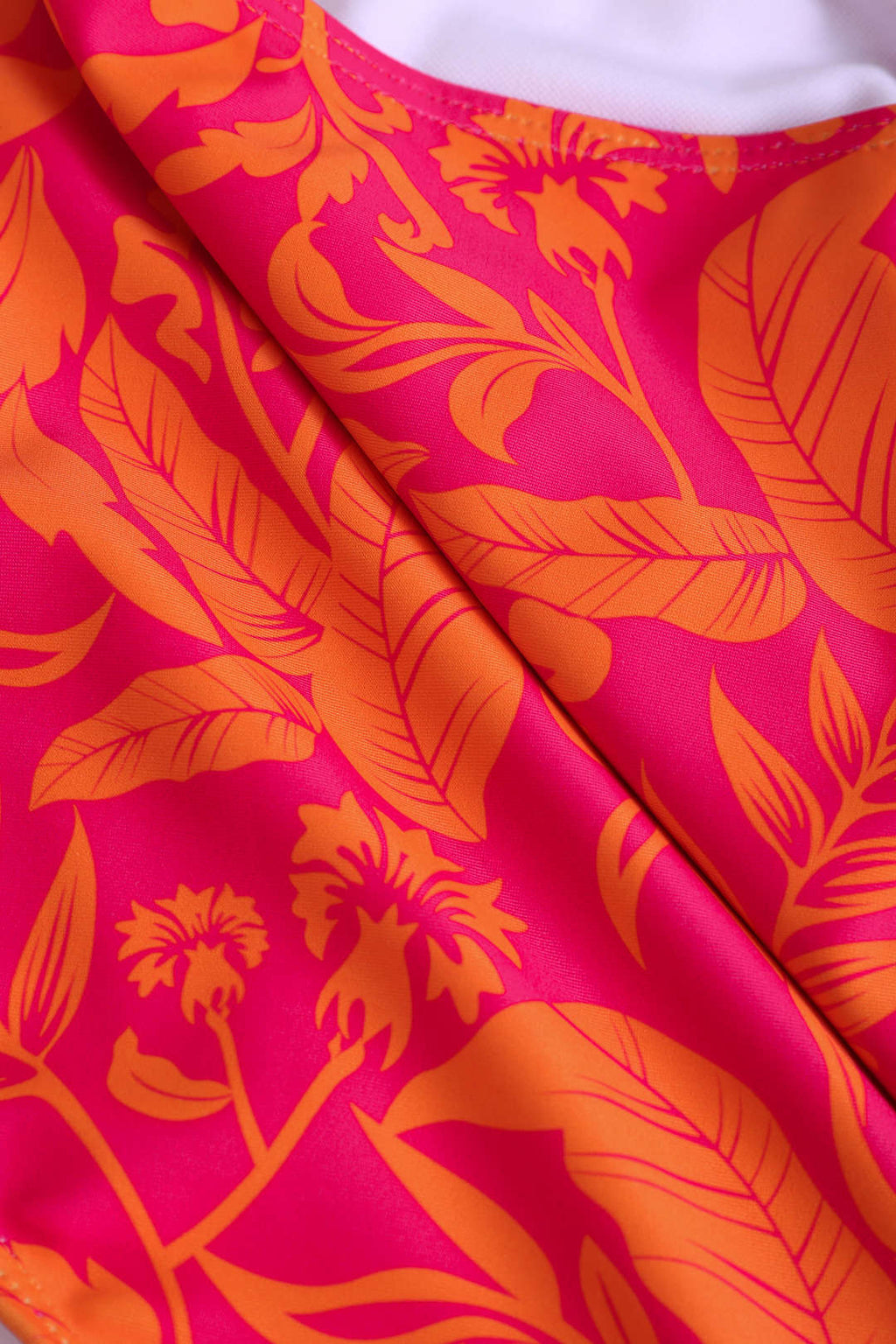 Yaprak Desenli Volanlı Büstiyer Bikini Takımı