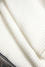 Düğmeli Örgü Bağlamalı Cep Kazak midi Elbise