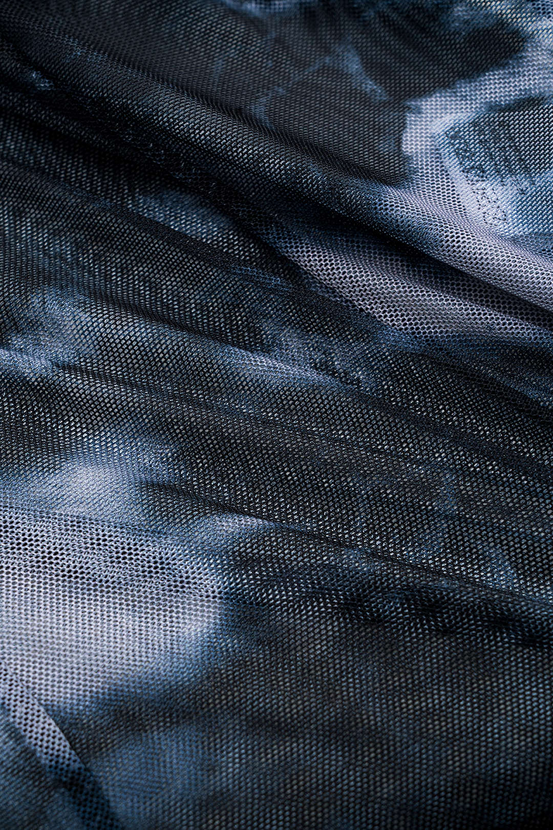 Tie Dye Desenli Mesh Fiyonk Büstiyer
