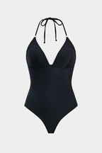 Karın Kontrolü Bağlamalı Halter Mayo ve Mayo Eteği Pareo Takım