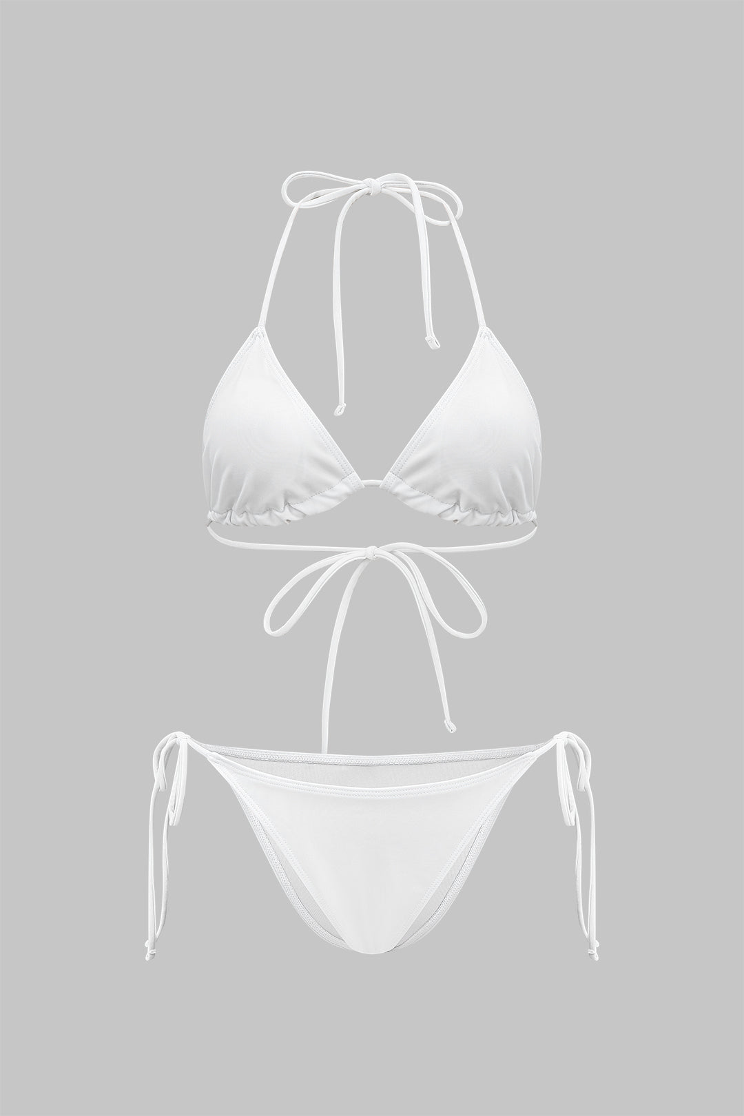 Bağlamalı Bikini ve Uzun Kollu Elbise Örtüsü 3&