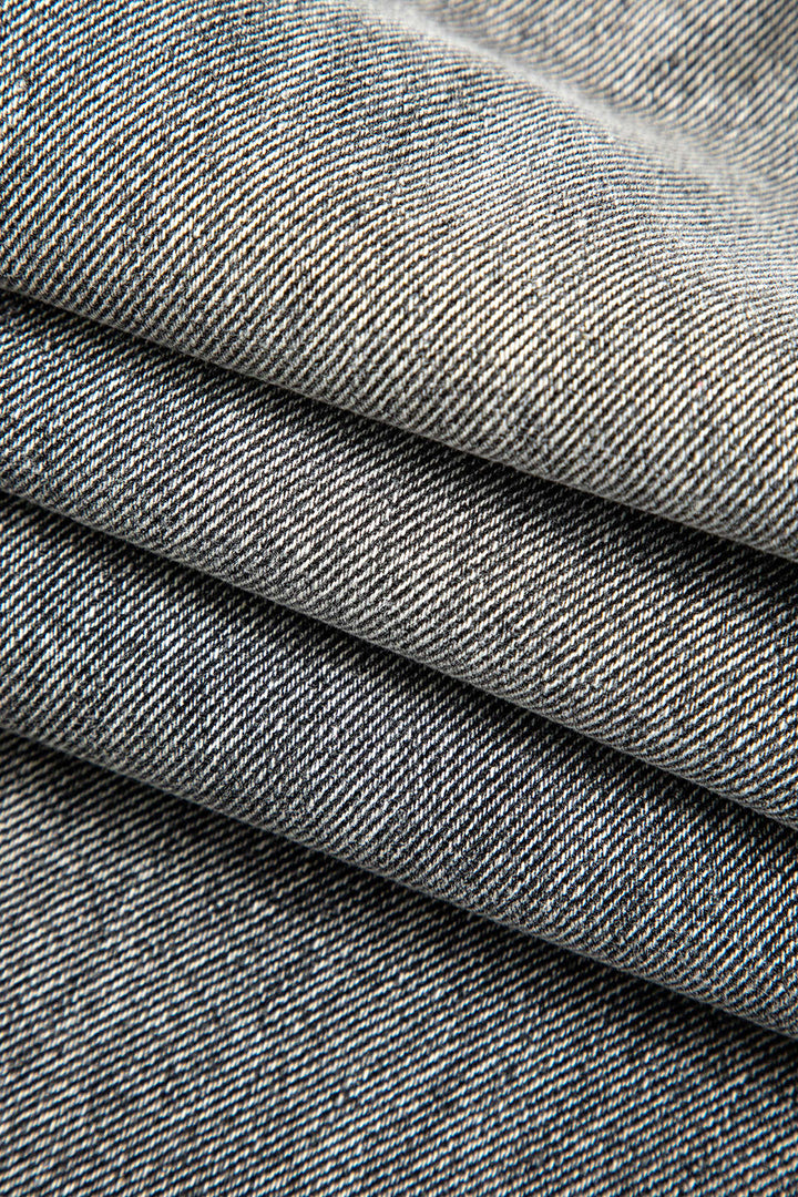 Asimetrik Bel Düz Paça Jean