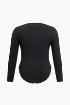 Shapewear büyük Beden Düğüm Bodysuit