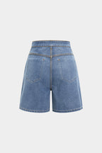 denim Cepli Şort