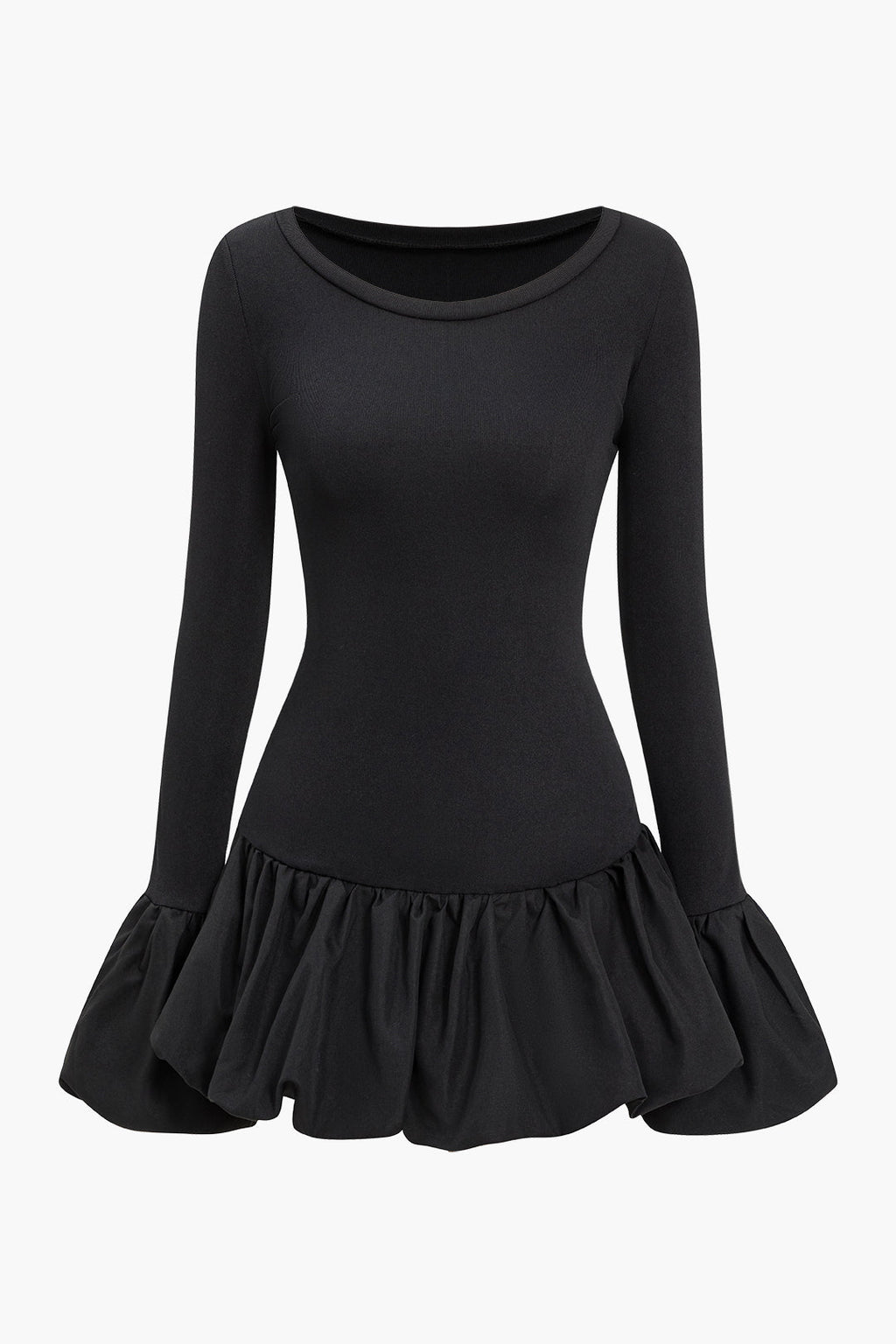 Katı Kloş Mini Elbise