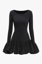 Katı Kloş Mini Elbise