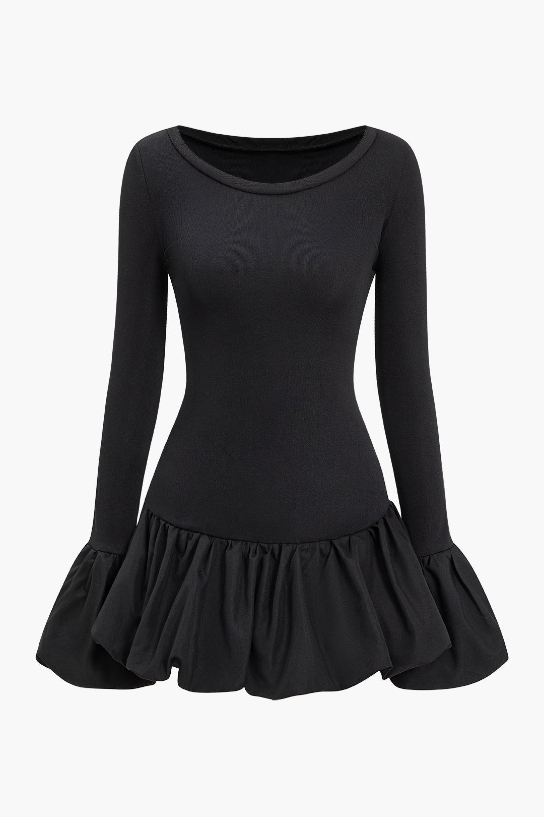 Katı Kloş Mini Elbise