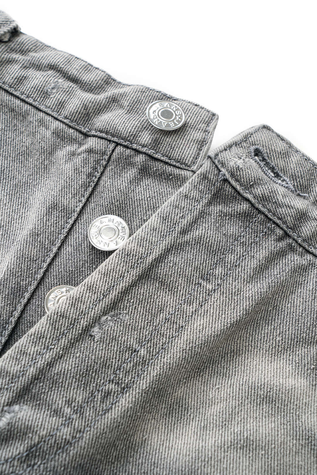 Denim Asimetrik Şort