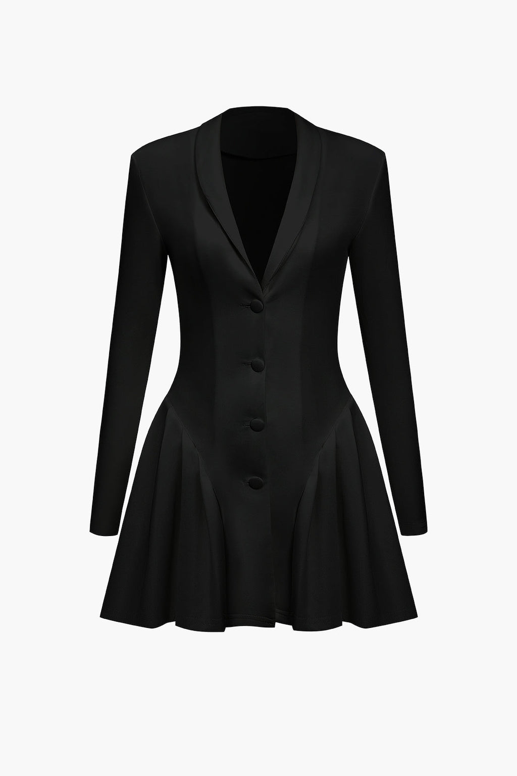 Katı Dantelli V Yaka Mini Elbise