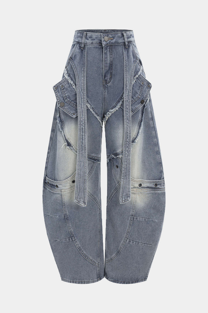Denim Barrel Pantolon Jean