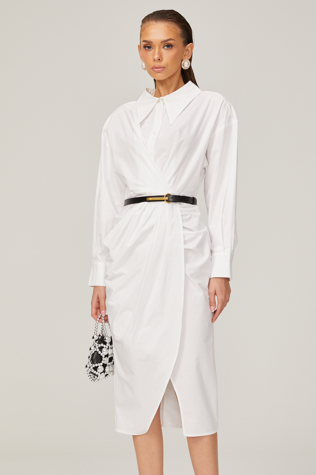 Dorothée midi elbise