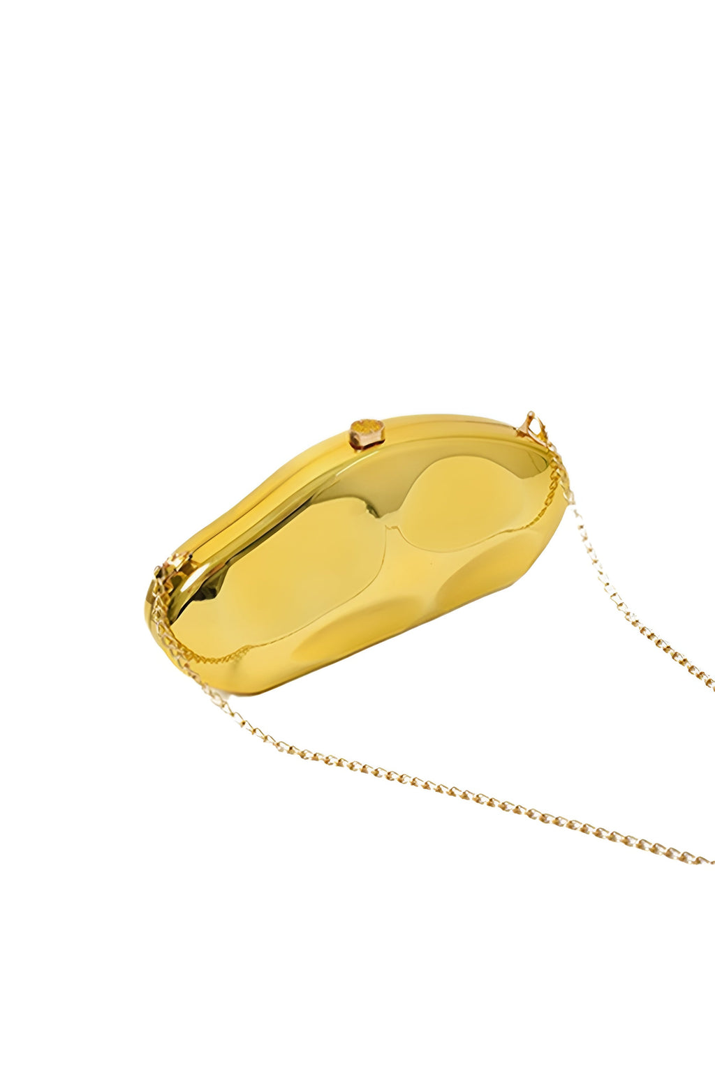 Metalik Kutu Şeklinde Debriyaj Çanta