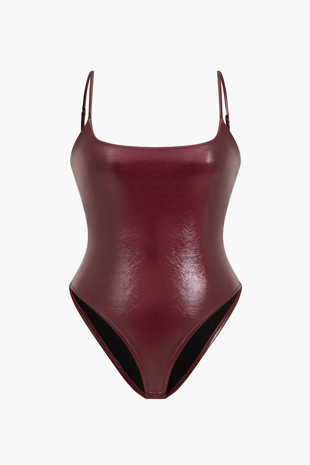 Shapewear büyük Beden Deri Bodysuit