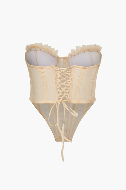 Lily Transparan Straplez top