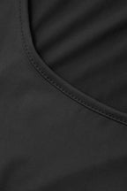 Kare Yaka Uzun Kollu maksi Elbise