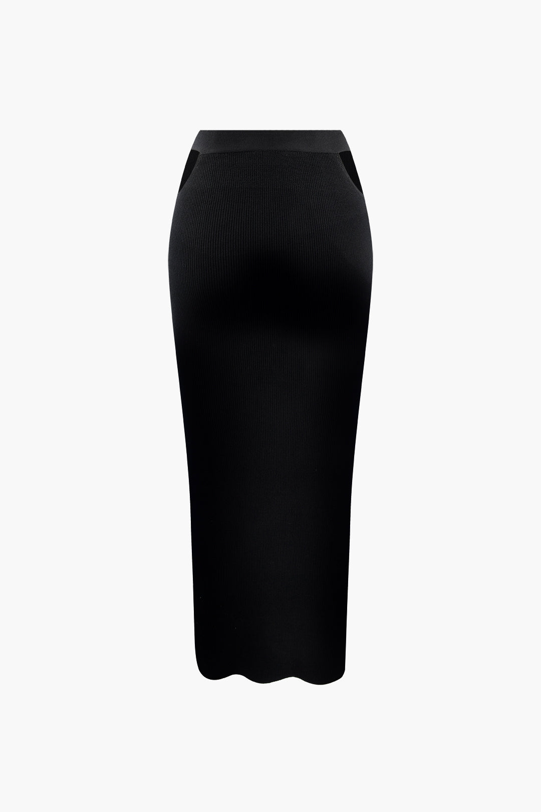 Sima Crop Top ve Tokalı Midi Etek Takım