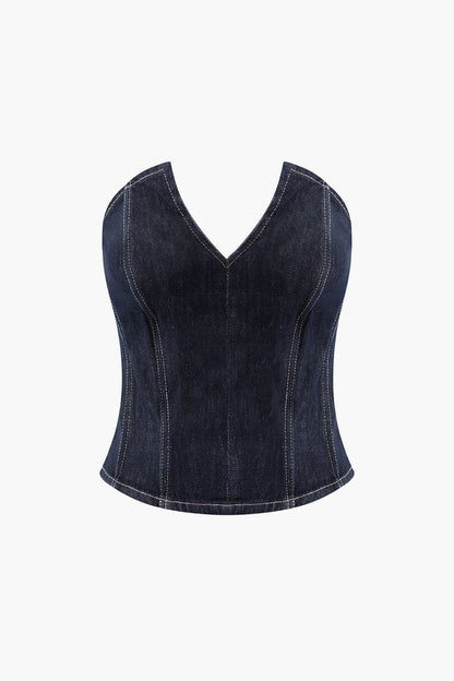 Stra Straplez top