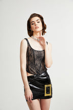 Ullrika dantel yelek top