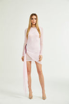 Marianne dantel mini elbise