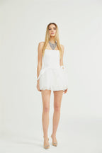 Joséphine tül mini elbise