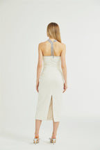 Madeleine tüvit midi elbise