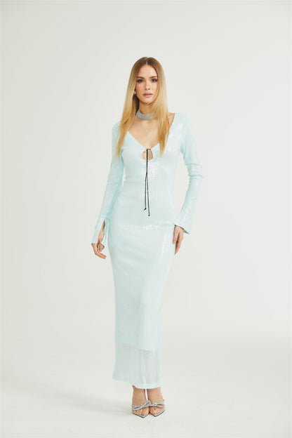 Rosalie midi elbise