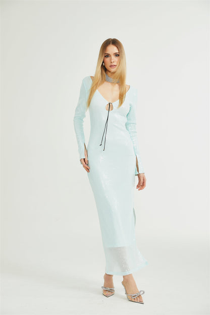 Rosalie midi elbise